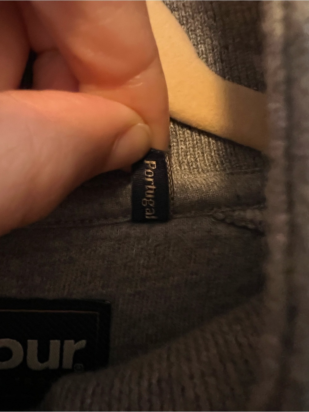 Barbour Men’s 100% Cotton Popover Half Snap Mockneck Sweatshirt - Picture 4 of 8